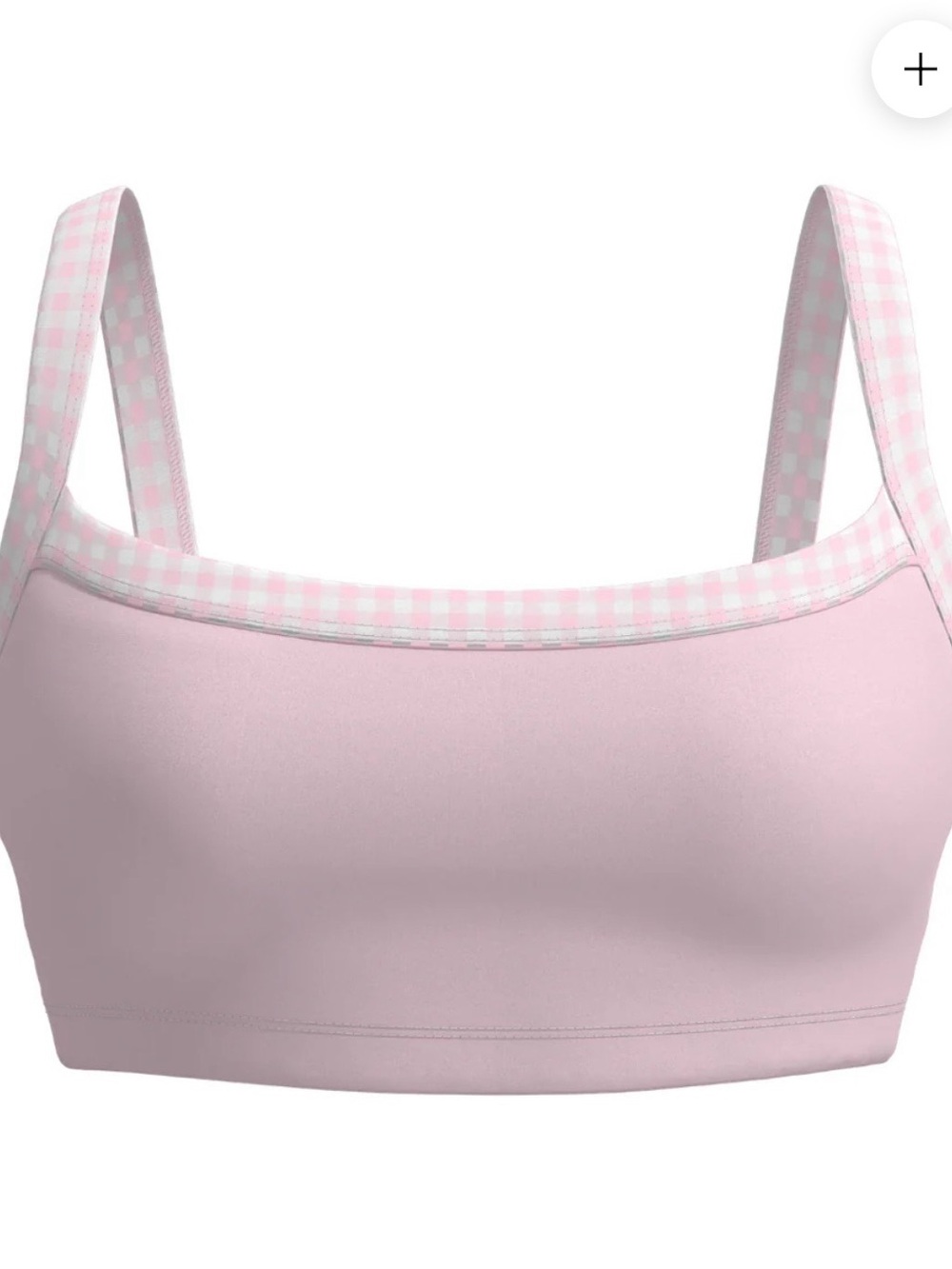 Liaison The Label - Basic Contrast Bra Soft Pink Gingham